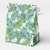 Tropisch palm Leaves Bachelorette Hangover Kit Bedankdoosjes (Achterkant)
