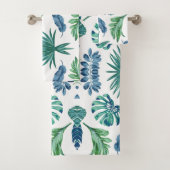 Tropisch palm lederen handdoekset bad handdoek (Insitu)