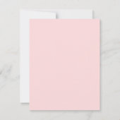 Tropisch palm Monstera laat roze aangepaste naam v Notitiekaartje (Achterkant)