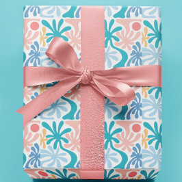 Tropisch Palm Patroon Zomerfeest Cadeaupapier