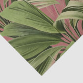  tropisch palm Roos botanische Waterverf Tissuepapier (Detail)