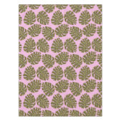 Tropisch Palm Roze Groen Tafelkleed (Voorkant)