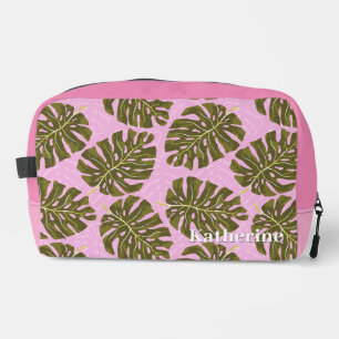 Tropisch Palm Roze Groen Toilettasje