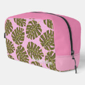 Tropisch Palm Roze Groen Toilettasje (Rechterhoek)