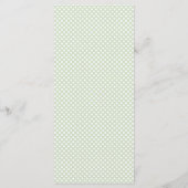 Tropisch Palm Trouwdiner Menu (Achterkant)