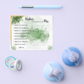 Tropisch palm wil binnenkort Mrs Shower Card. Flyer (Enkel)
