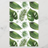 Tropisch palm zei dat ze zei dat Vrijgezellenfeest Flyer (Achterkant)