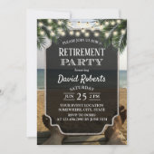 Tropisch palmbeteugelfeest kaart (Voorkant)