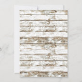 Tropisch palmbeteugelfeest kaart (Achterkant)