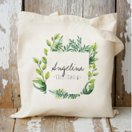 Tropisch Palmblad Bruidsmeisje Cadeautje Tote Bag