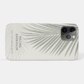Tropisch Palmblad Minimal Modern Case-Mate iPhone Case (Achterkant (horizontaal))
