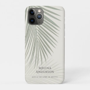 Tropisch Palmblad Minimal Modern Case-Mate iPhone Case