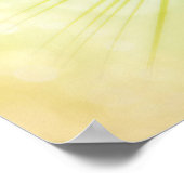 Tropisch palmblad Poster (Hoek)