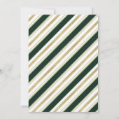 Tropisch Palmblad Wit Groen & Goud Bruiloft Kaart (Achterkant)