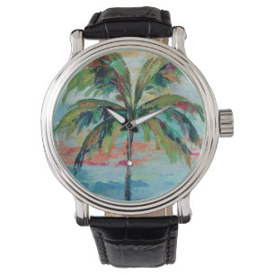 Tropisch Palmboom Horloge