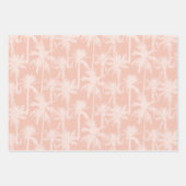 Tropisch palmboom  patroon inpakpapier vel (Voorkant 2)