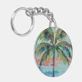 Tropisch | Palmboom Sleutelhanger (Voorkant Links)