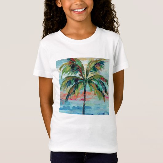 Tropisch | Palmboom T-shirt (Voorkant)