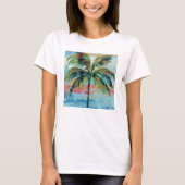 Tropisch | Palmboom T-shirt (Voorkant)