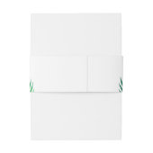 Tropisch palmenblad, strandhuwelijk uitnodigingen wikkel (Achterkant Voorbeeld)