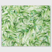 Tropisch palmenbladeren patroon cadeaupapier (Vlak)