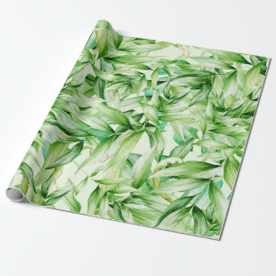 Tropisch palmenbladeren patroon cadeaupapier