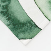 Tropisch palmgespleten lef fleece deken (Hoek)