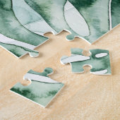 Tropisch palmgespleten lef legpuzzel (Zijkant)