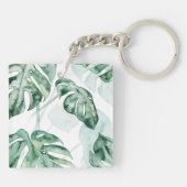 Tropisch palmgespleten lef sleutelhanger (Achterkant)