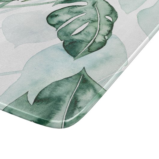 Tropisch palmgespleten lef snijplank (Hoek)