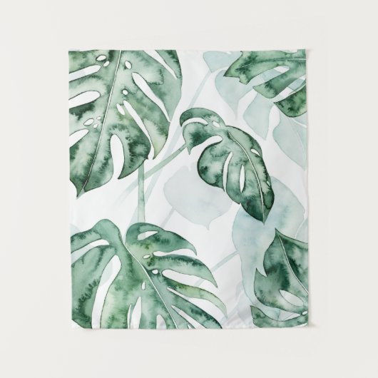 Tropisch palmgespleten lef wandkleed (Voorkant)