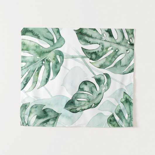 Tropisch palmgespleten lef wandkleed (Voorkant (horizontaal))