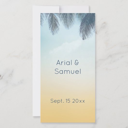 Tropisch palmgordel met uitsteeksels (Achterkant)