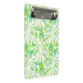 Tropisch palmlederen patroon mini klembord (Schuin)