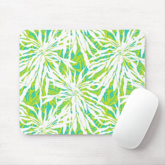 Tropisch palmlederen patroon muismat (Met muis)