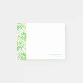 Tropisch palmlederen patroon post-it® notes (Voorkant)