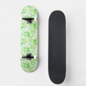 Tropisch palmlederen patroon skateboard (Voorkant)