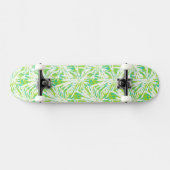 Tropisch palmlederen patroon skateboard (Horizontaal)