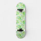 Tropisch palmlederen patroon skateboard (Voorkant)