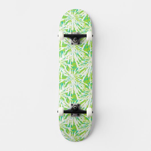 Tropisch palmlederen patroon skateboard (Voorkant)