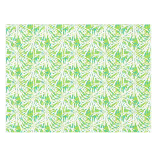 Tropisch palmlederen patroon tafelkleed (Voorkant (Horizontaal))
