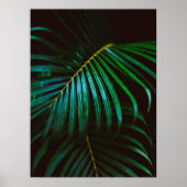 Tropisch palmlef groen, verzachtend, medium poster (Voorkant)