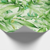 Tropisch palmleurenpatroon cadeaupapier (Hoek)