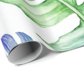 Tropisch palmleurenpatroon cadeaupapier (Rol Hoek)