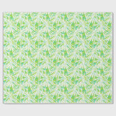 Tropisch palmleurenpatroon cadeaupapier (Vlak)