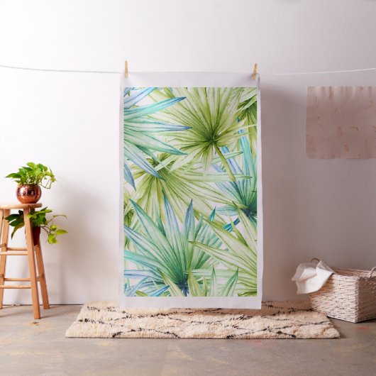 Tropisch palmleurenpatroon stof (Voorbeeld)