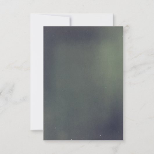 Tropisch palmstrand bruiloft RSVP (Achterkant)