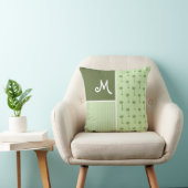 Tropisch palmstructuurpatroon kussen (Stoel)