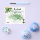 Tropisch palmTime Capsule Advice BridalShower-kaar Flyer (Enkel)