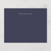 Tropisch Pampagras Navy Bes Trouwfeest (Achterkant)